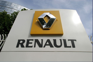 Renault Rhombus auf Tafel (Neu 2011)